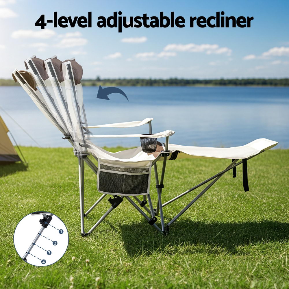 Weisshorn Camping Chair Reclining