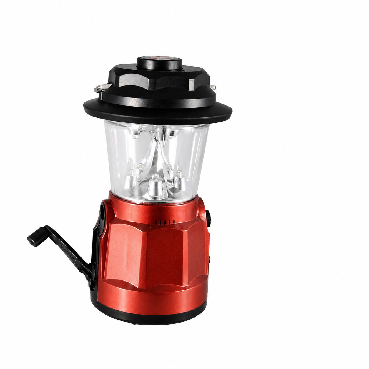 Portable Dynamo LED Lantern Radio with Built-In Compass