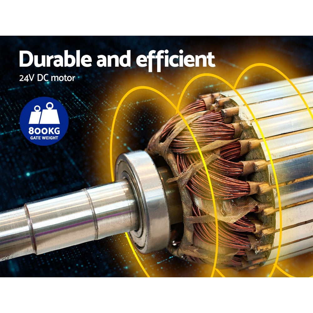 Dual Swing Gate Opener 800KG 40W Solar Panel