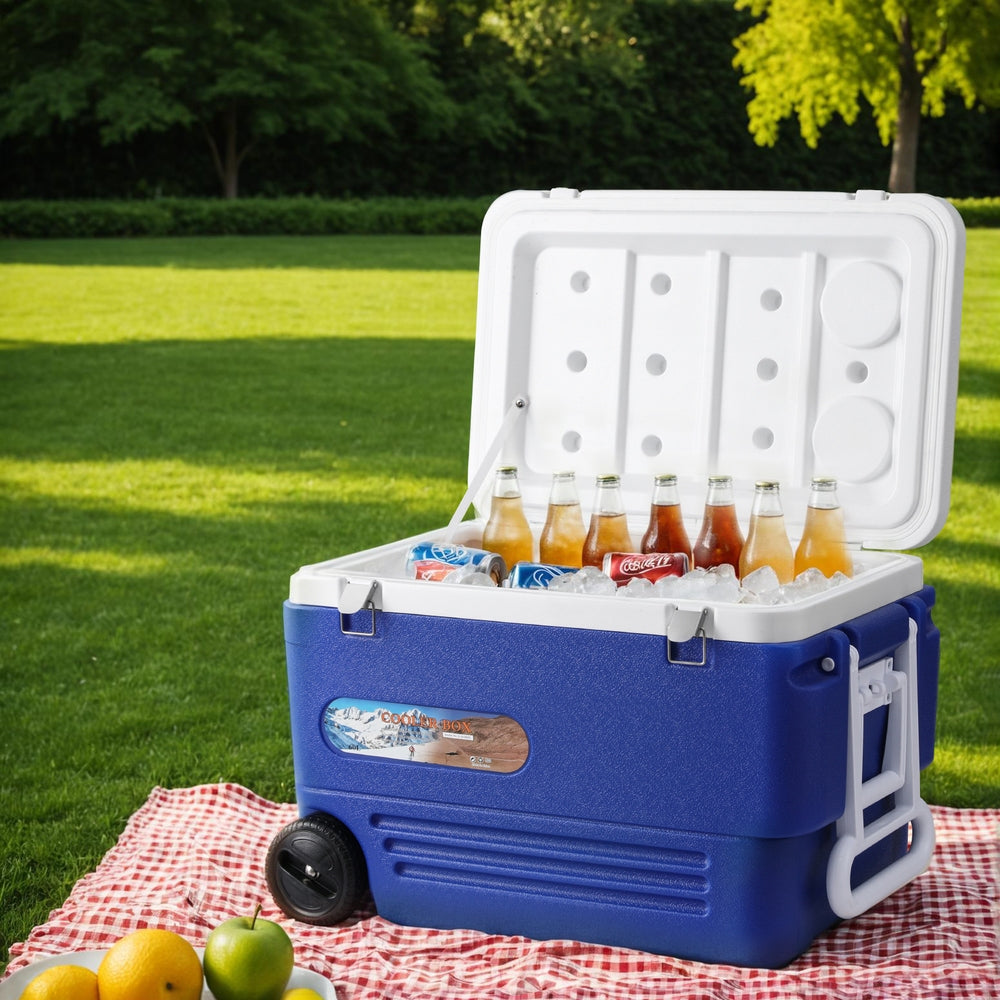 Glacio 60L Portable Ice Cooler Box With Wheels