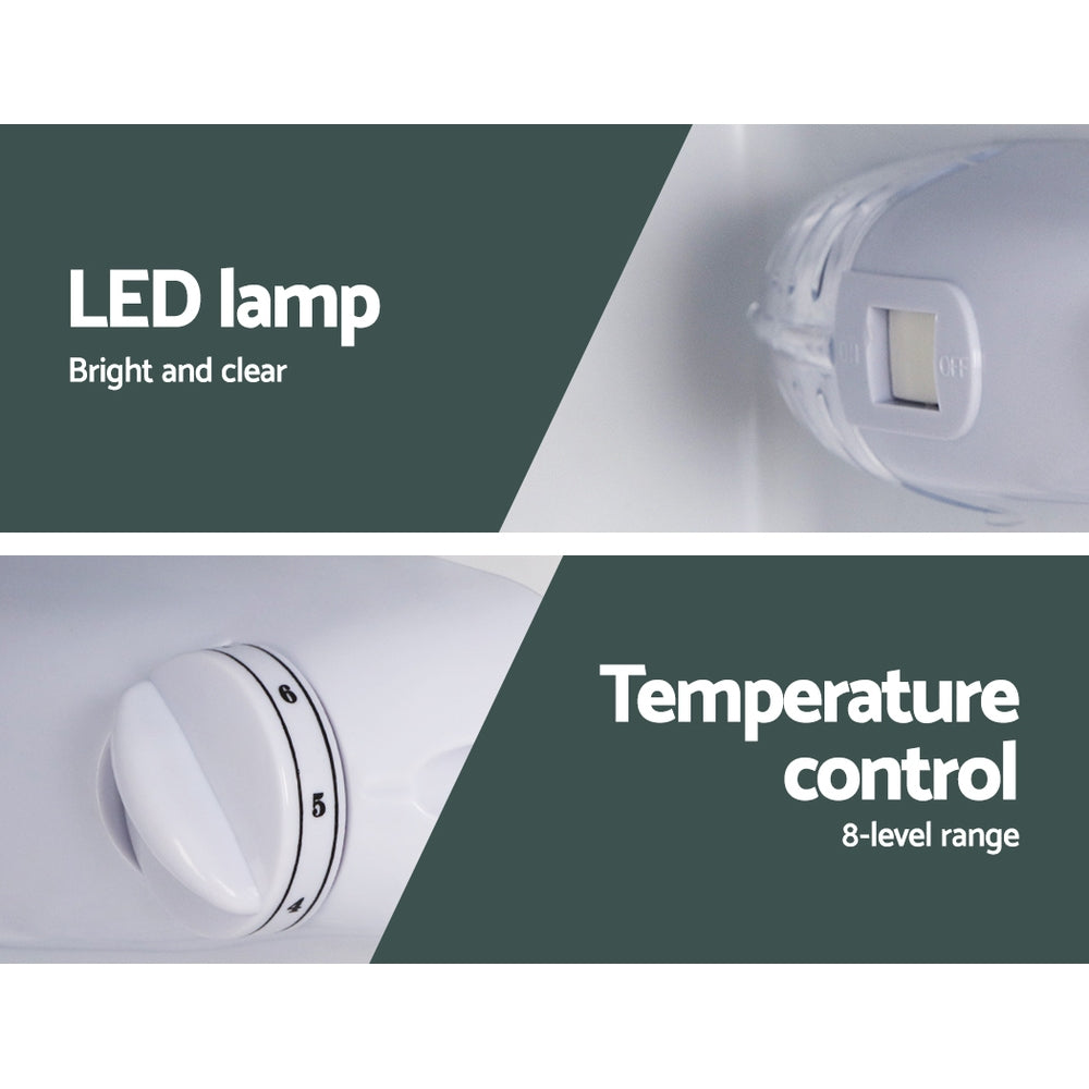 Glacio 100L Portable Fridge Freezer Bar Upright 12V/24V/240V