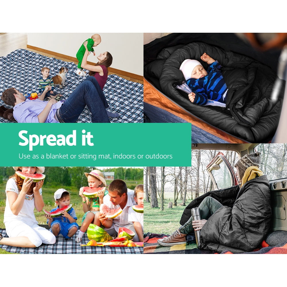 Weisshorn Sleeping Bag Single Thermal - Grey