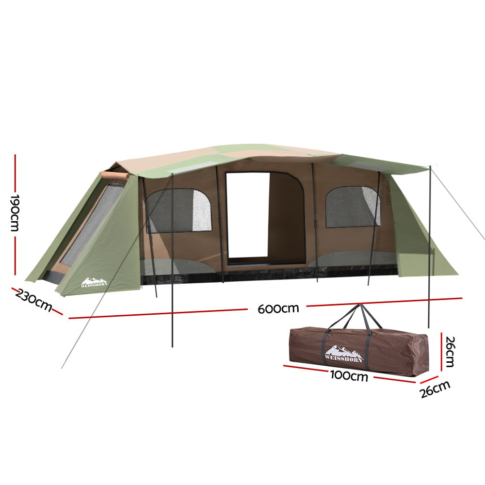 Weisshorn Instant Up Camping Tent 10 Person