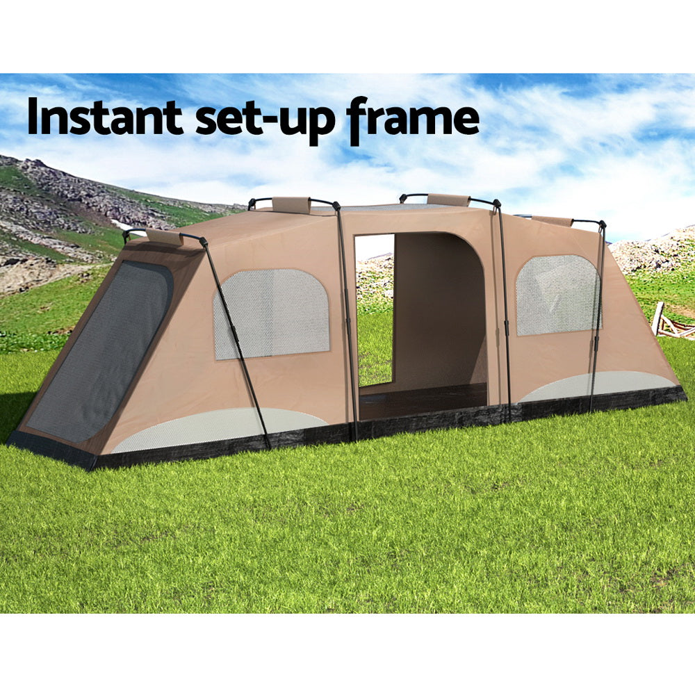 Weisshorn Instant Up Camping Tent 10 Person