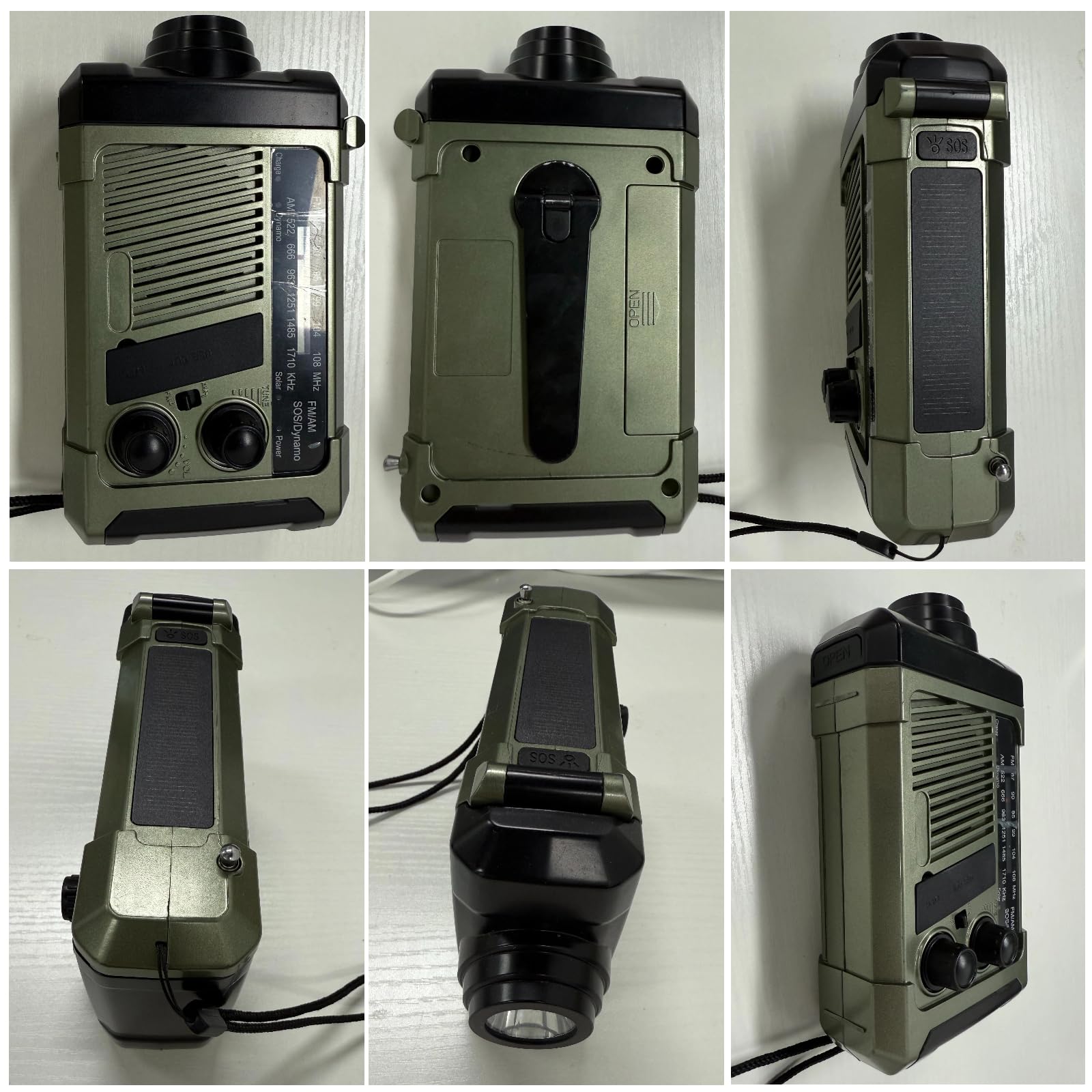 Wind-up Radio - Solar Radio - Flashlight - Powerbank