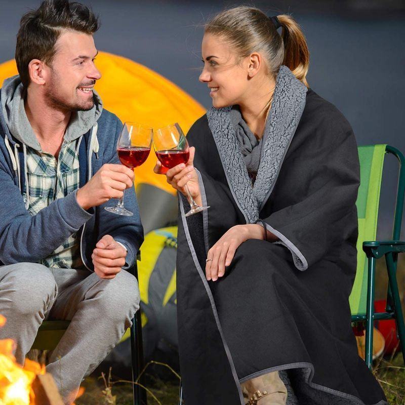 Outdoor Camping Blanket - Black