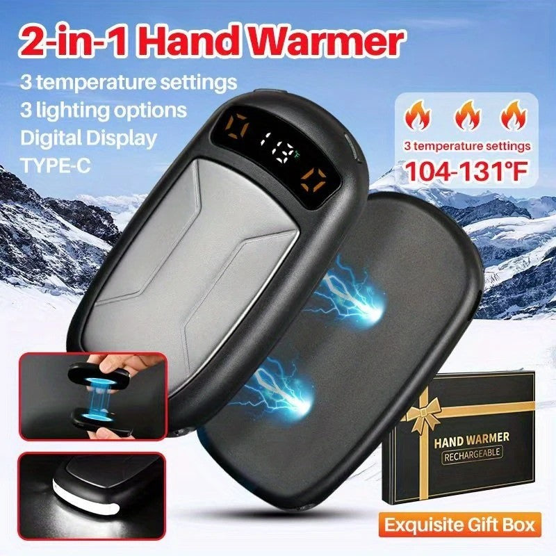 2PCS Rechargeable Hand Warmers