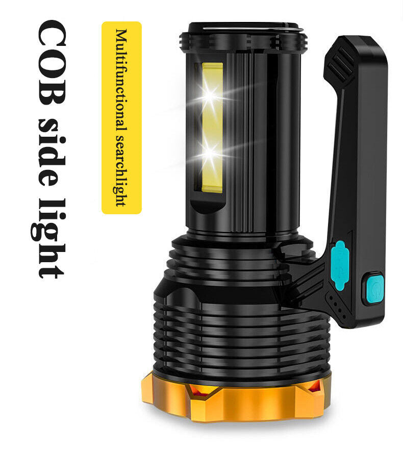 LED Flashlight 1200lm Torch Lamp USB Rechargeable