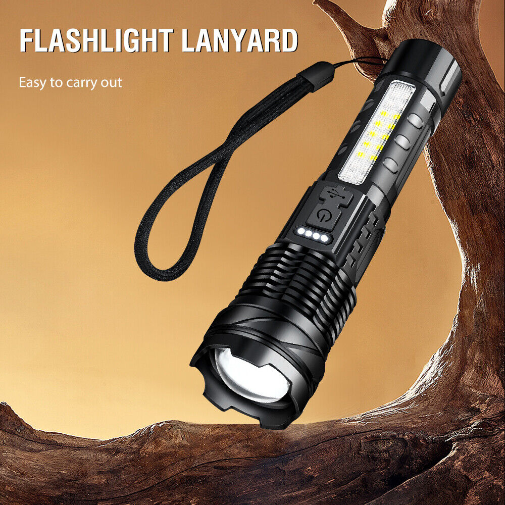 Super Bright 30W 14LED Flashlight White Laser Tactical Torch Lamp
