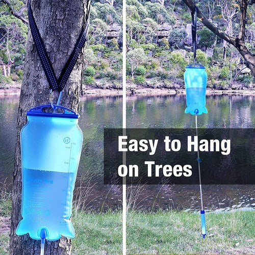 Survival Portable Water Purifier Filter Straw Gravity Water Filtration System 3L