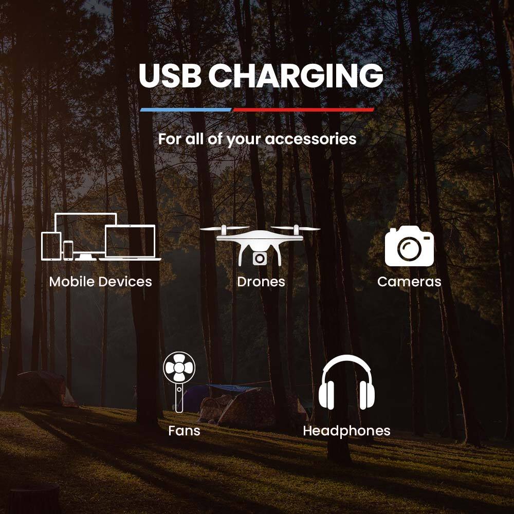 GENPOWER 100W Portable USB Folding Solar Panel