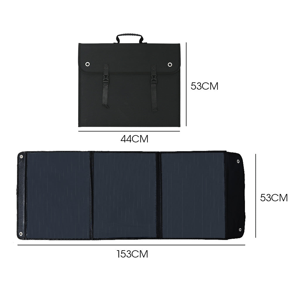 GENPOWER 100W Portable USB Folding Solar Panel