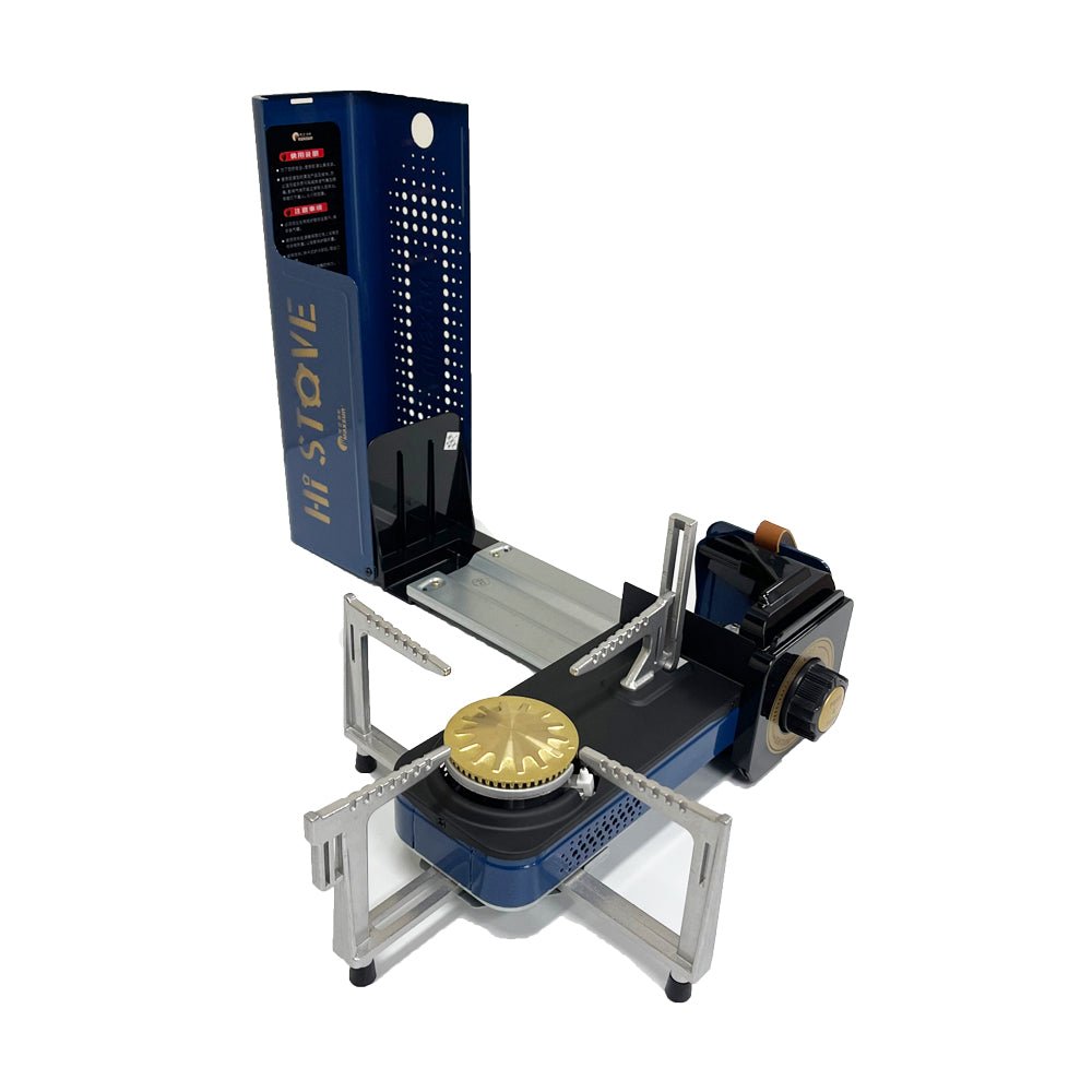 MAXSUN HI STOVE MS-100 Outdoor Camping Gas Stove Folding Burner & Windshield