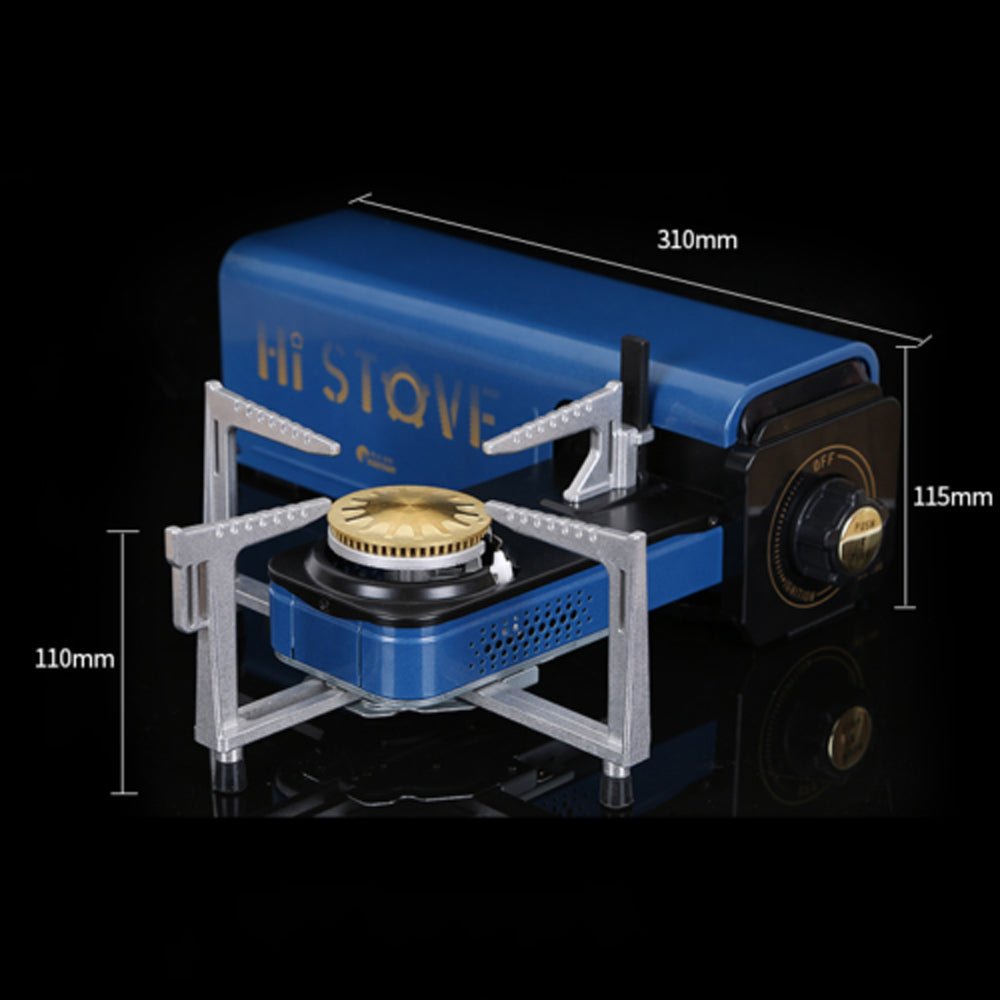 MAXSUN HI STOVE MS-100 Outdoor Camping Gas Stove Folding Burner & Windshield