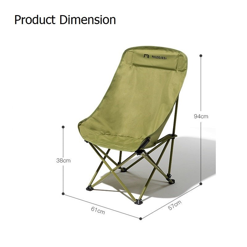 RAZOJESS Enlarged Moon Chair - Green