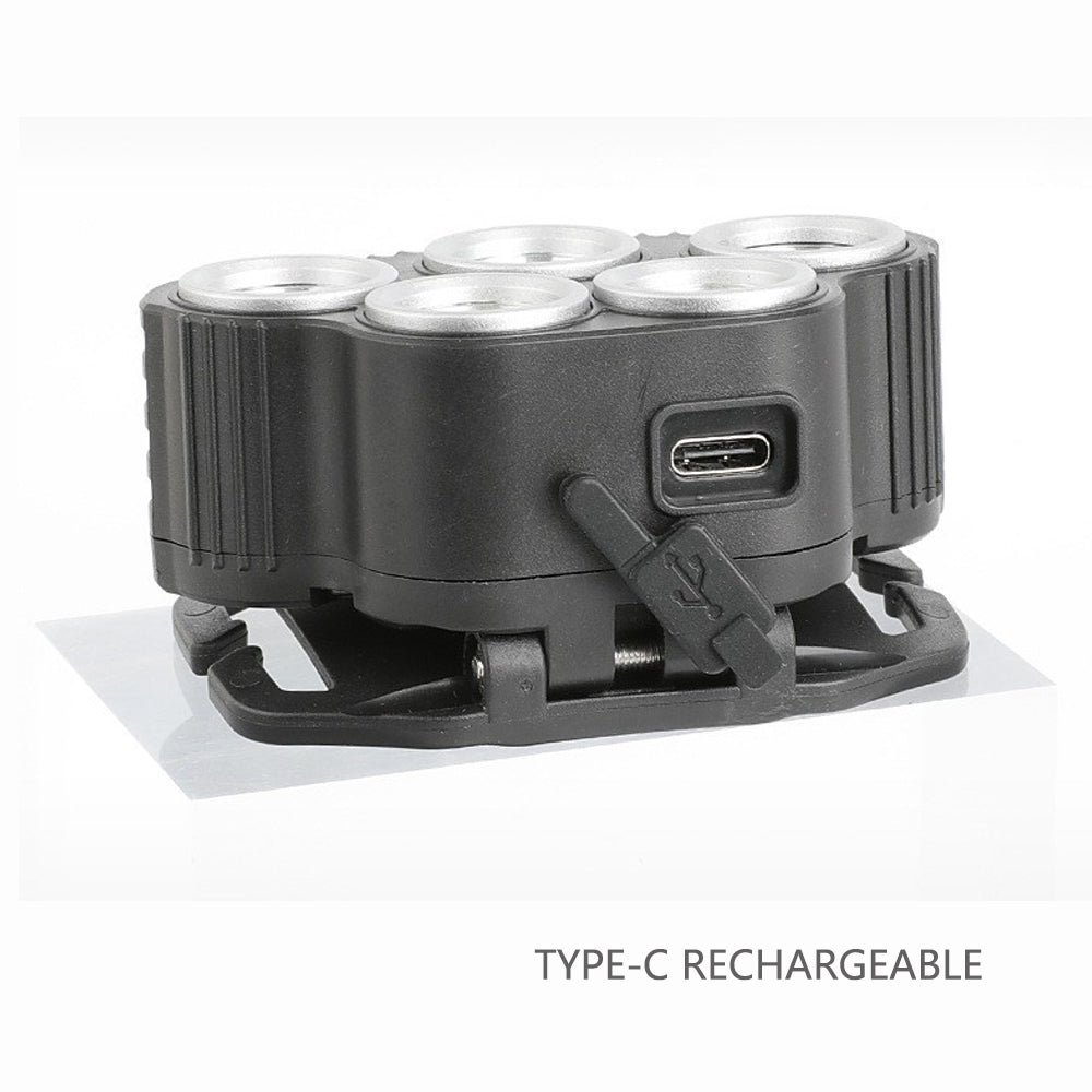 6 Mode LED Head Torch Induction Headlight Camping COB Infrared Strong Lights