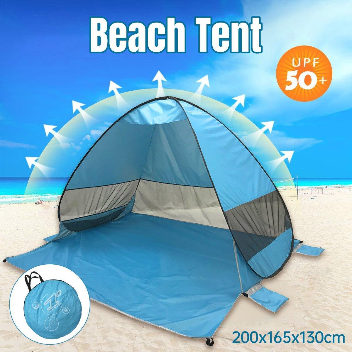 Automatic Pop Up Beach Tent UV Protection Portable Sunshade