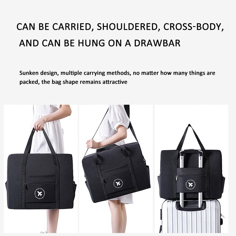 Foldable Travel Bag - Small Black