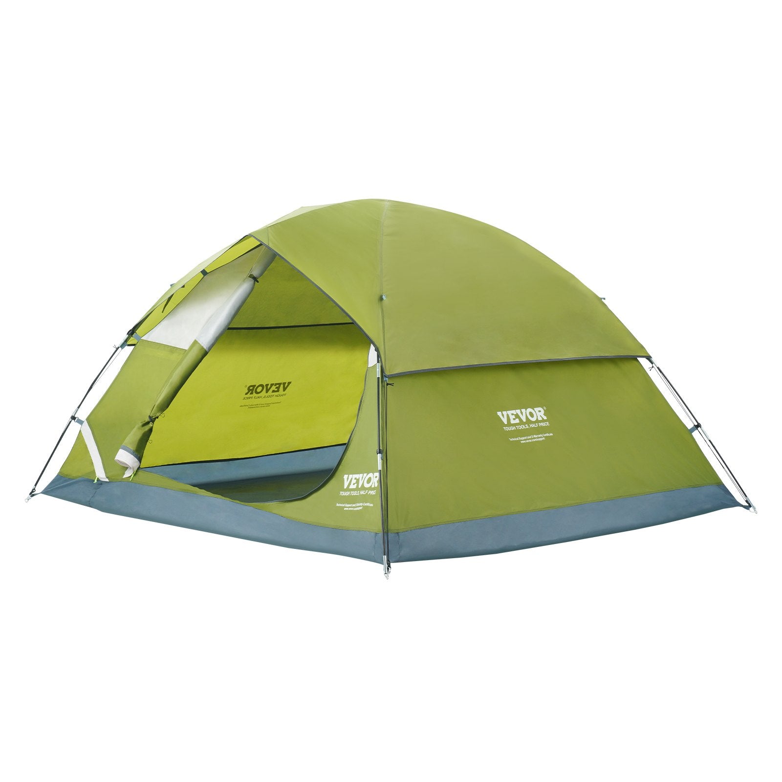 VEVOR Camping Tent, 7 x 7 x 4 ft Fit for 6 Person, Waterproof Lightweight, Easy Setup