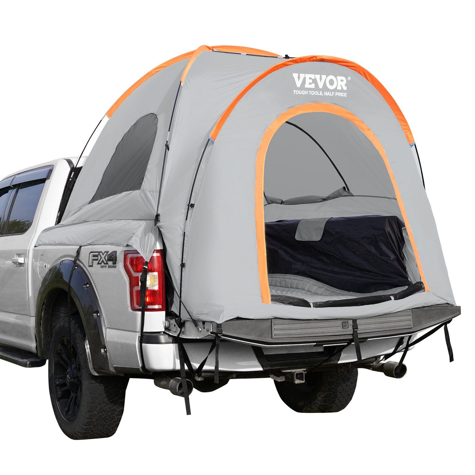 Ute Bed Tent, 6.4'-6.7' with Rain Layer and Carry Bag