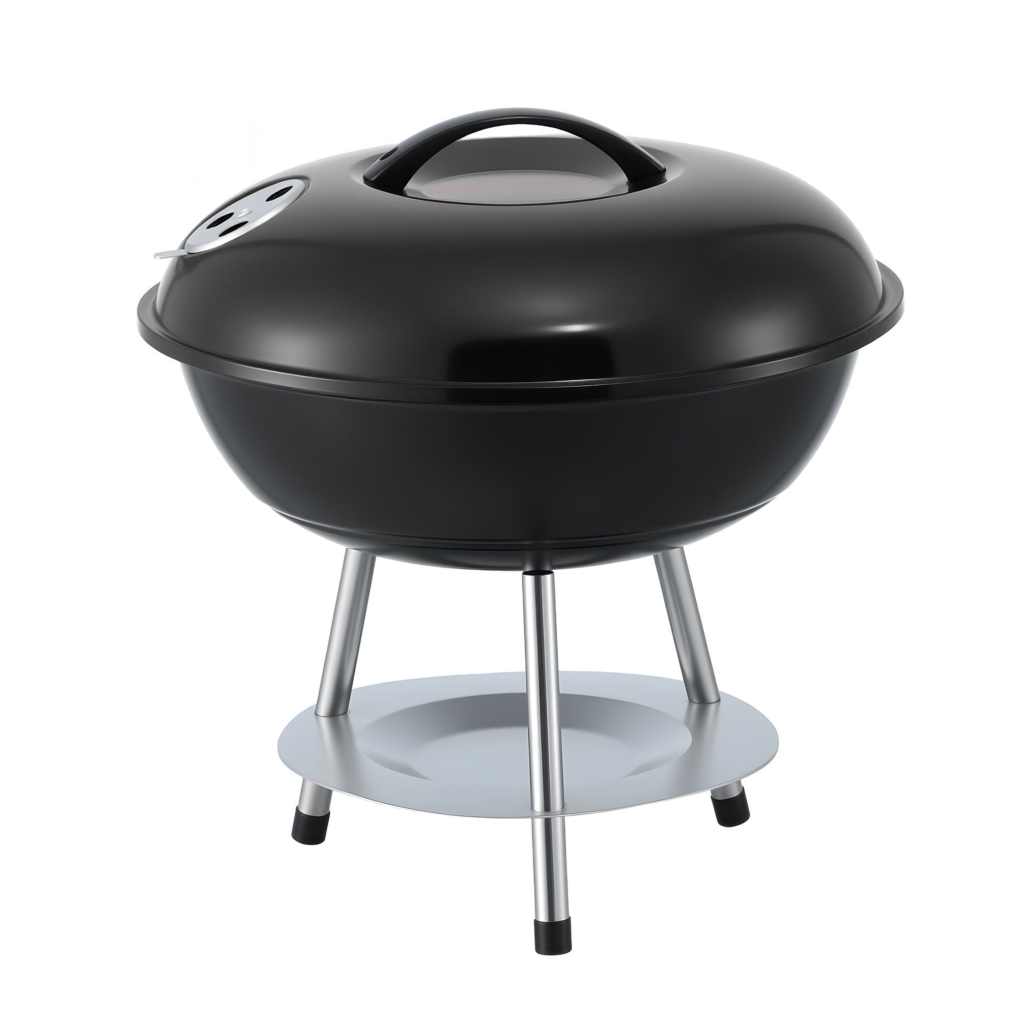 Charcoal BBQ Grill with Lid