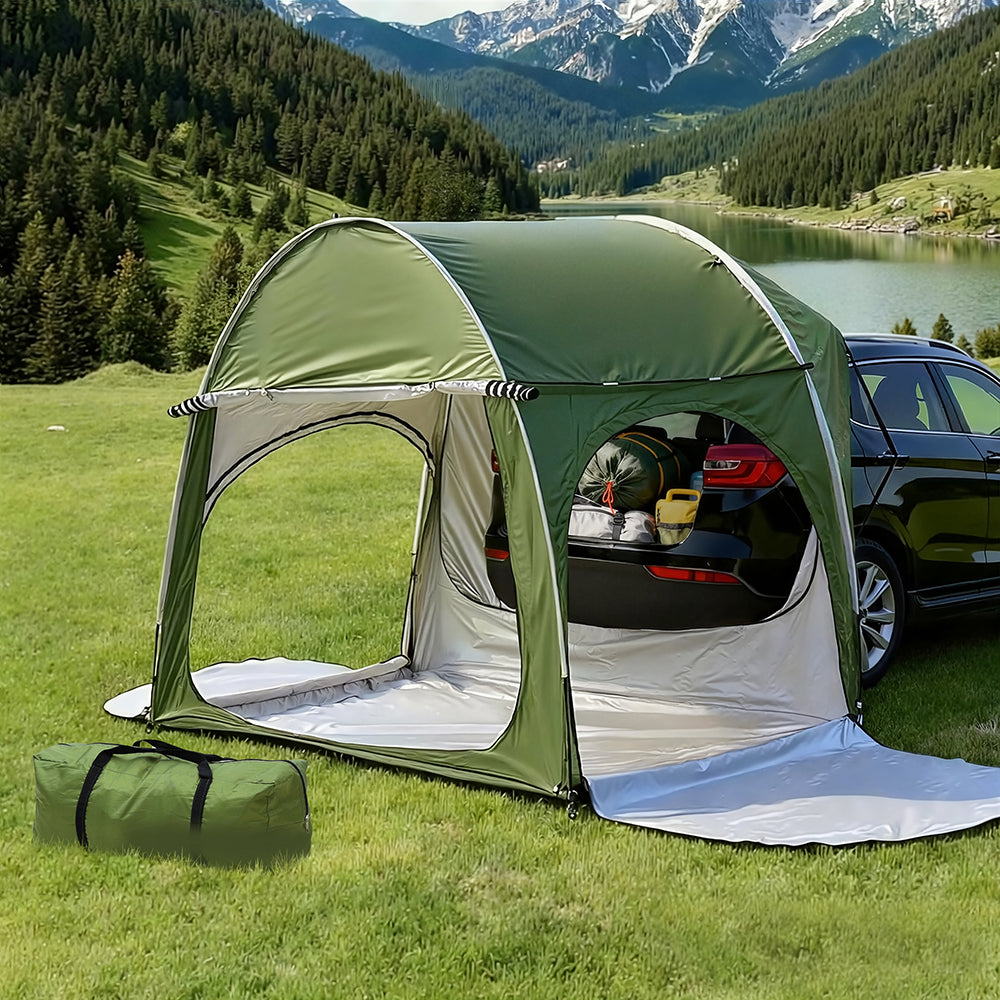 Weisshorn Camping Car SUV Rear Canopy - Green