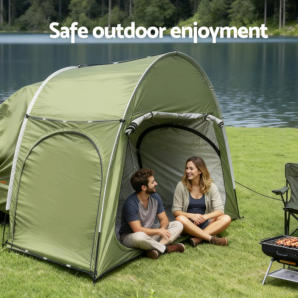 Weisshorn Camping Car SUV Rear Canopy - Green