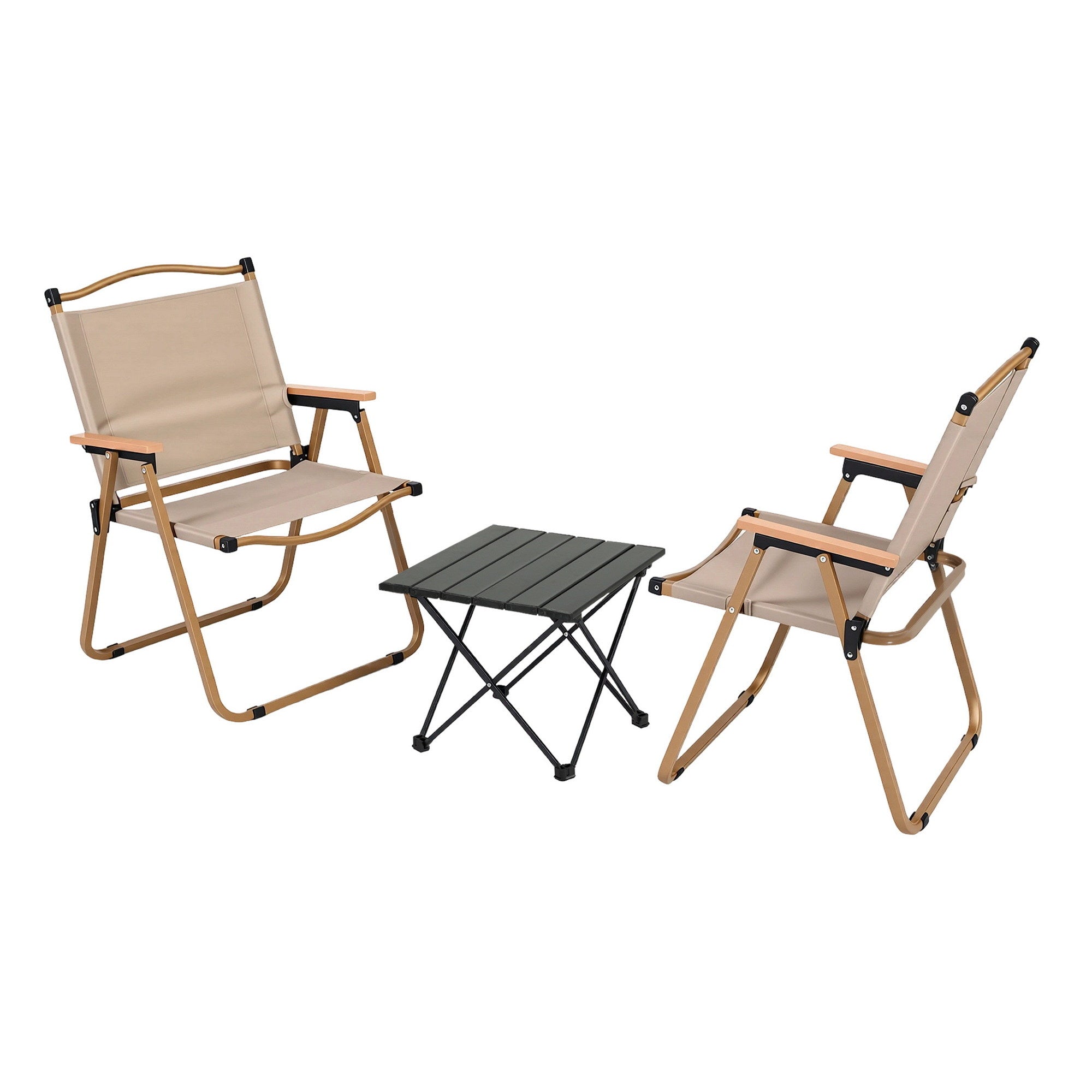 Weisshorn 3pc Camping Table Chair Set