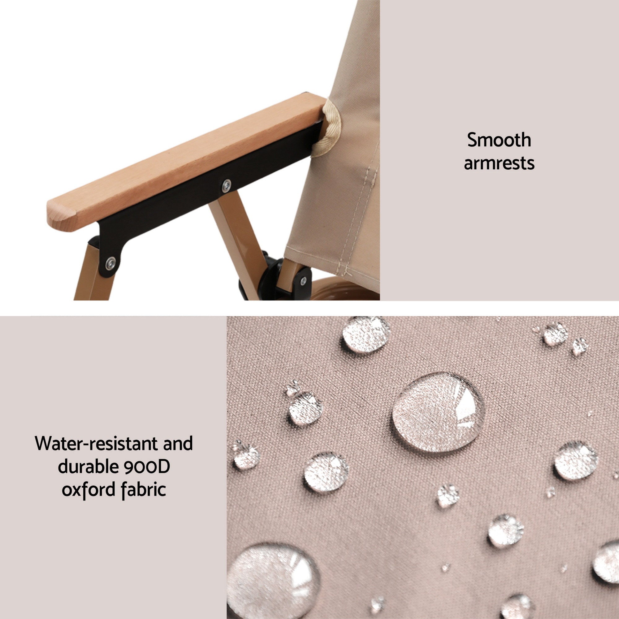 Weisshorn 3pc Camping Table Chair Set