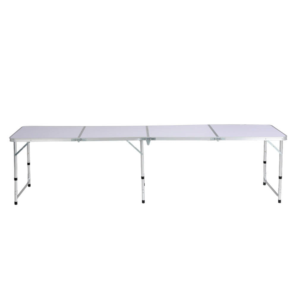 Weisshorn Folding Camping Table 240CM - Aluminium