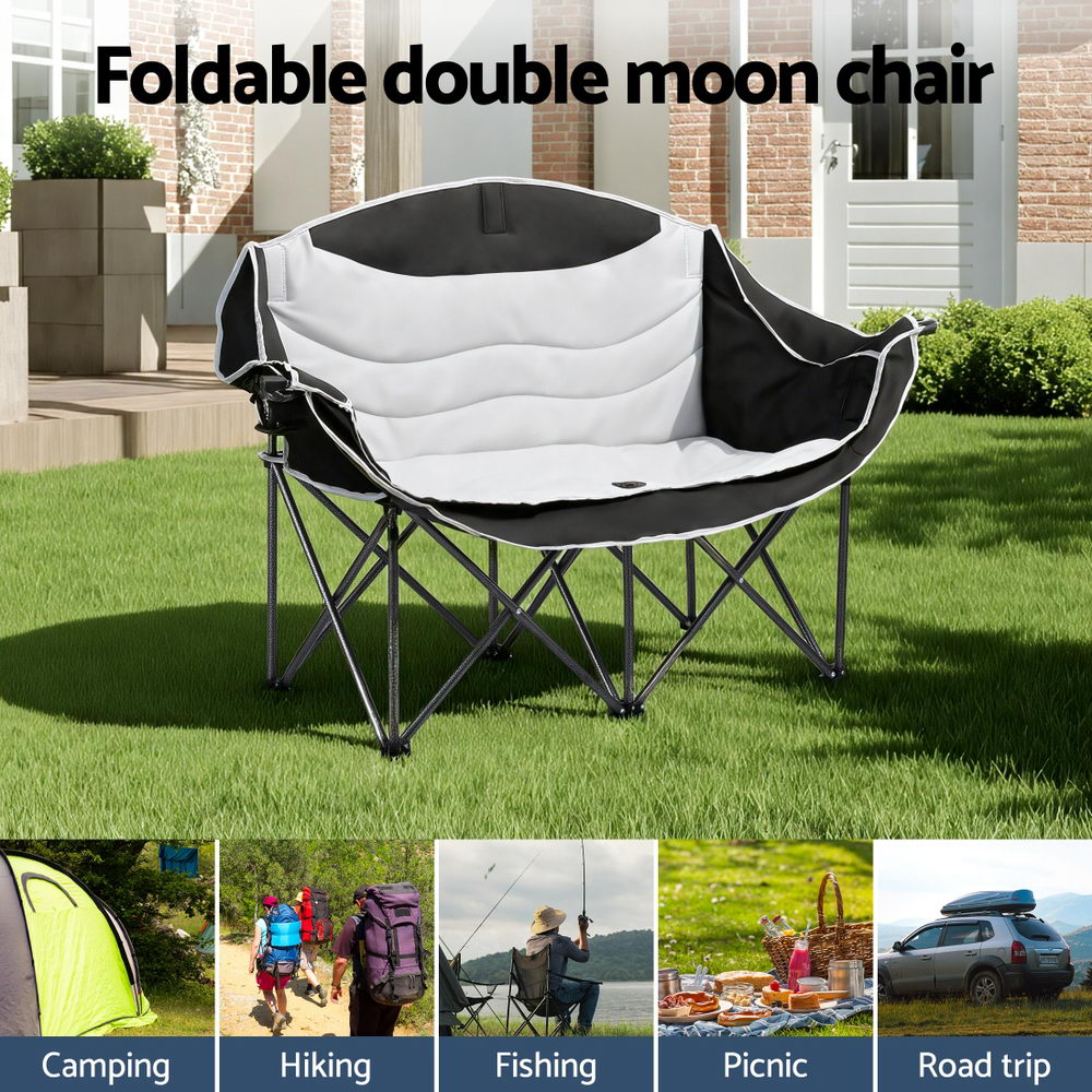 Weisshorn Camping Chair Double Folding
