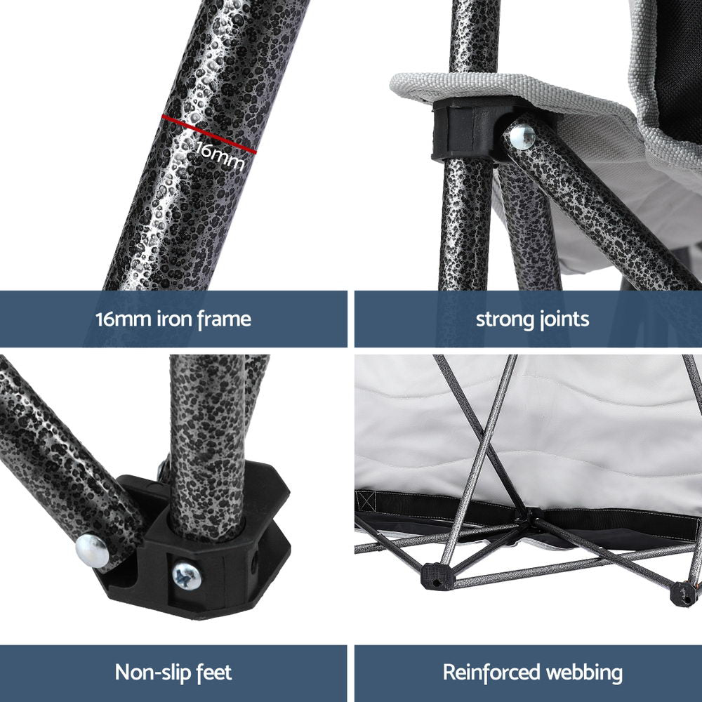 Weisshorn Camping Chair Double Folding