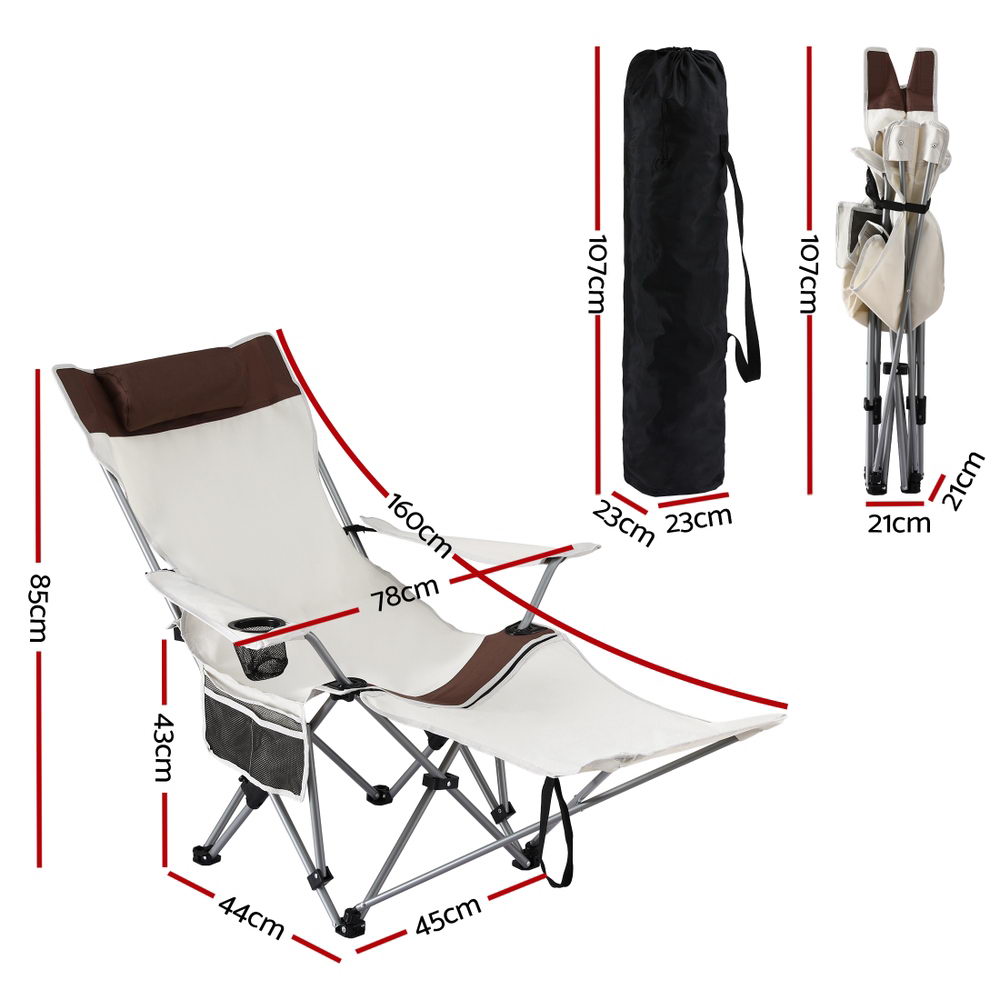 Weisshorn Camping Chair Reclining