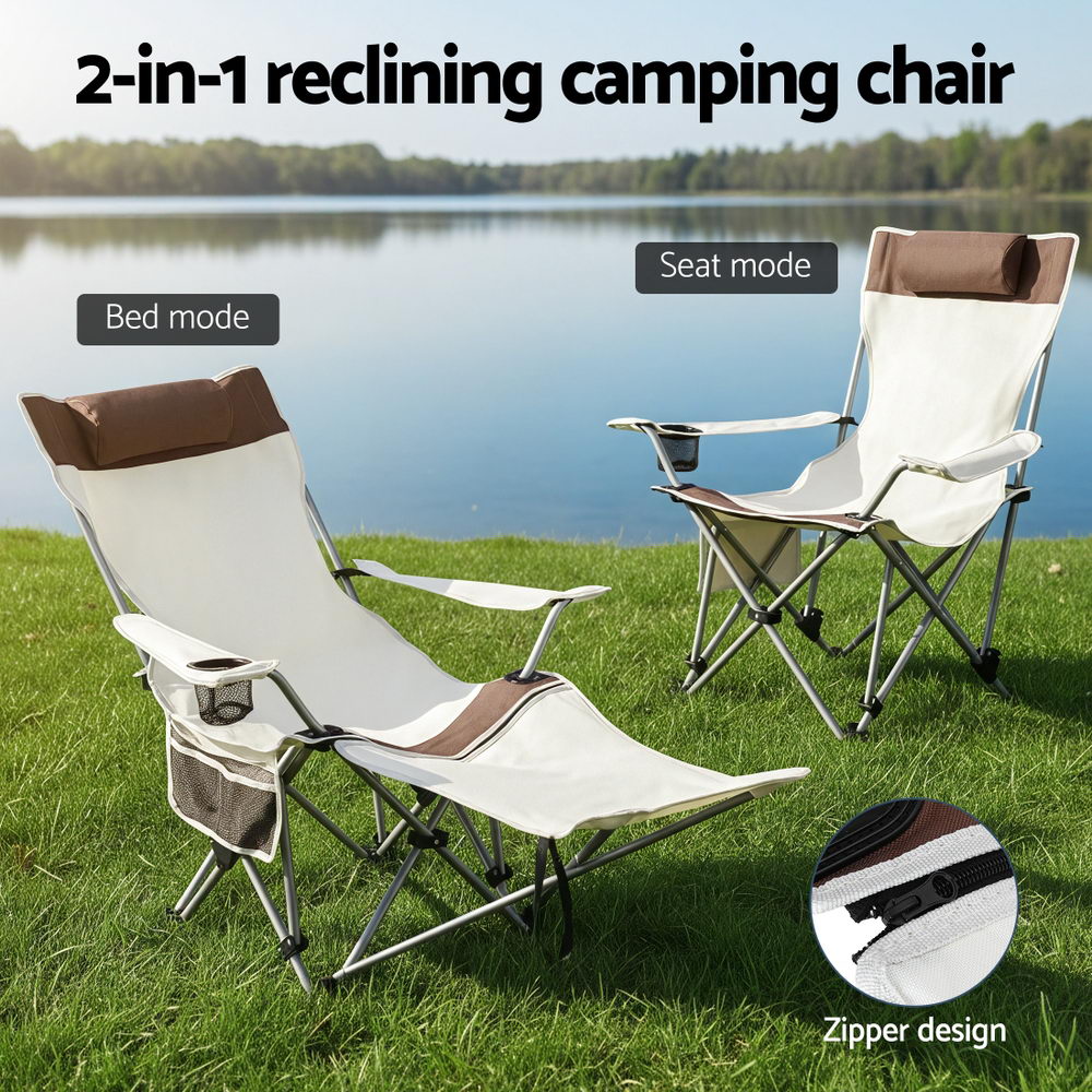 Weisshorn Camping Chair Reclining