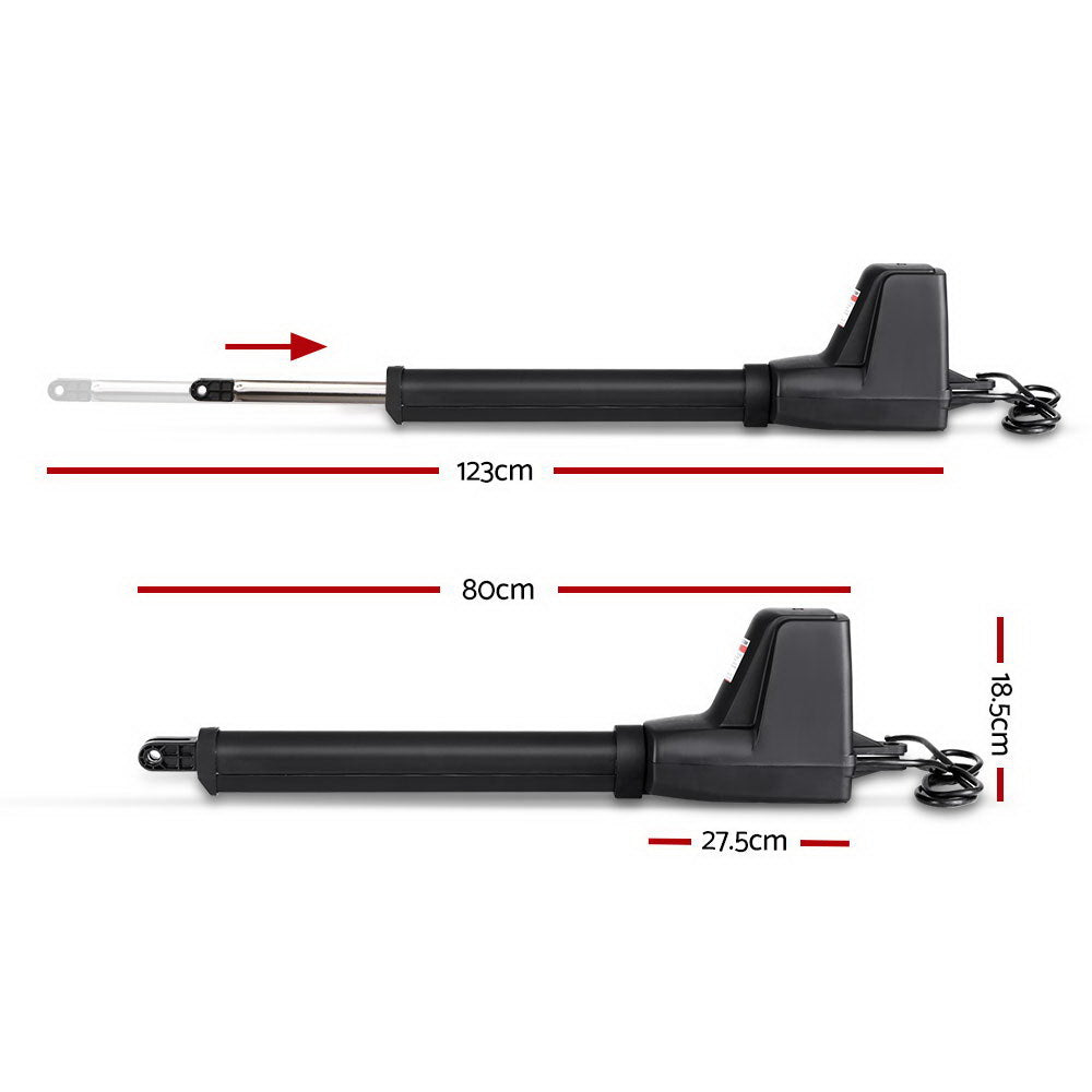 Dual Swing Gate Opener 800KG 20W Solar Panel
