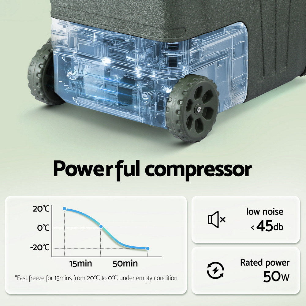 Glacio Portable Fridge 50L 12V/24V/240V