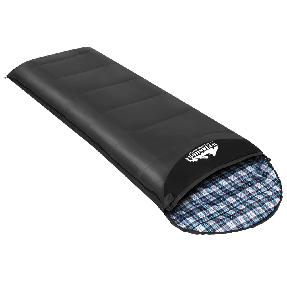 Weisshorn Sleeping Bag Single Thermal - Grey