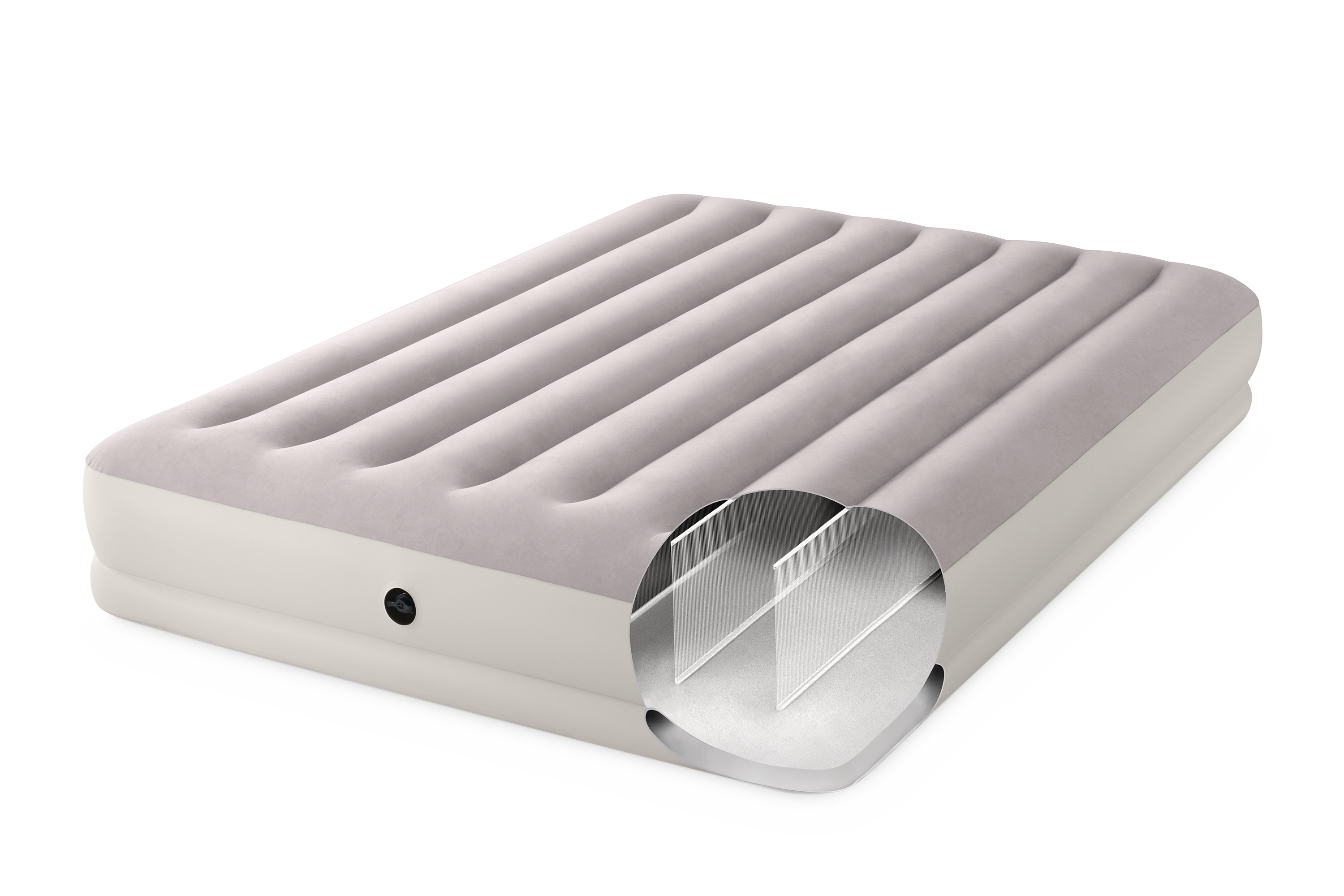 Intex Queen Dura-Beam Prestige Mid-Rise Airbed w/ USB150 Pump- 64179