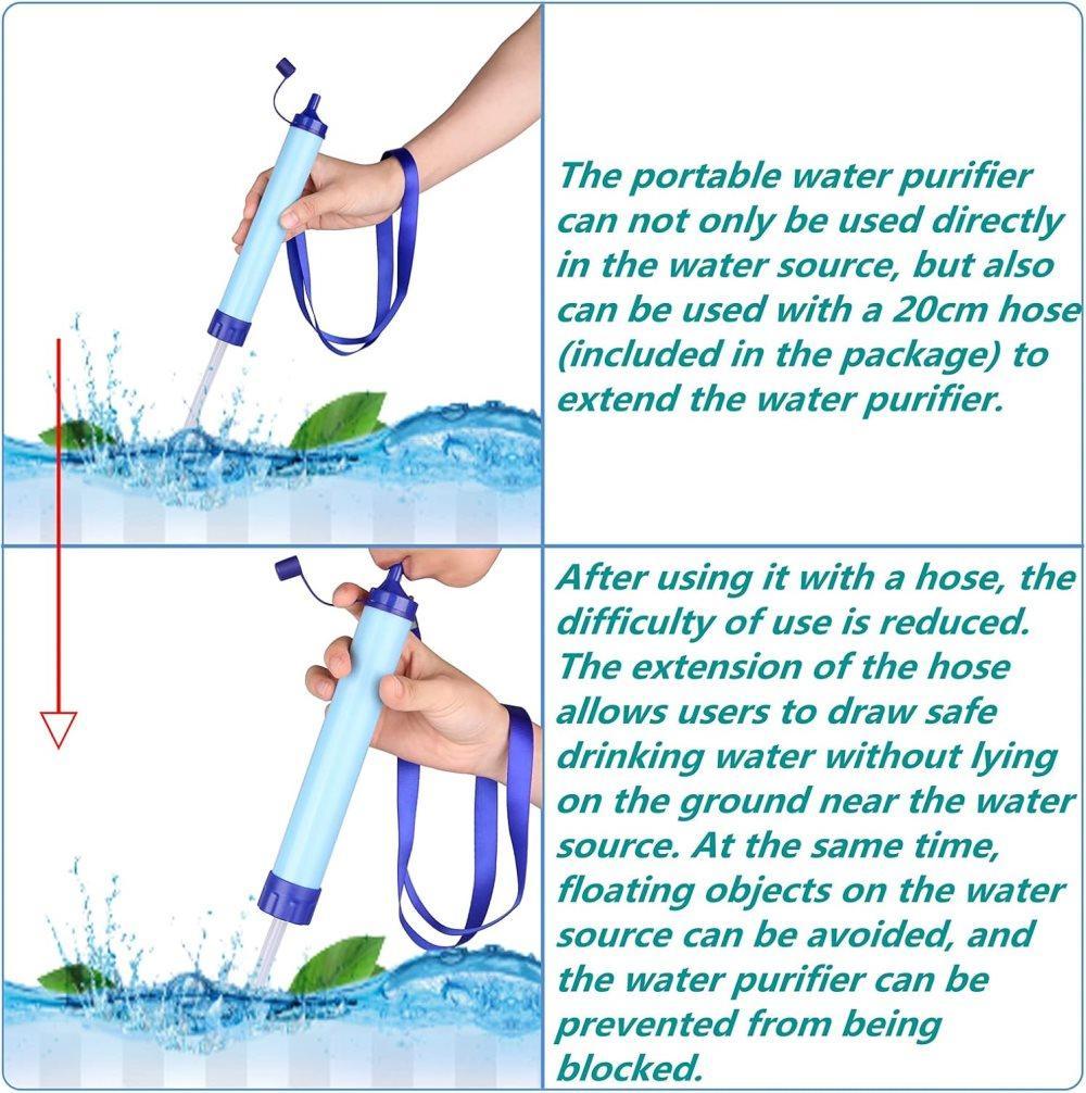 Portable Water Filter with Carbon Filter