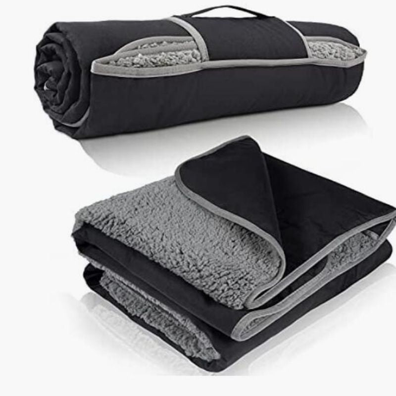 Outdoor Camping Blanket - Black