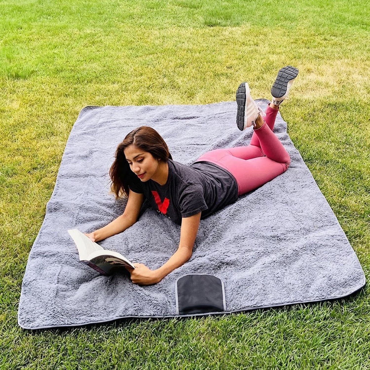 Outdoor Camping Blanket - Black