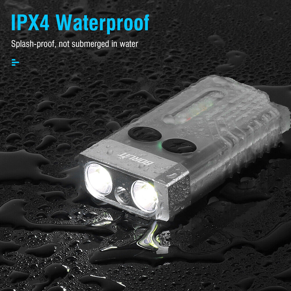 V10 LED Keychain EDC Flashlight USB Rechargeable