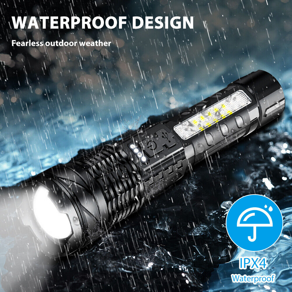 Super Bright 30W 14LED Flashlight White Laser Tactical Torch Lamp