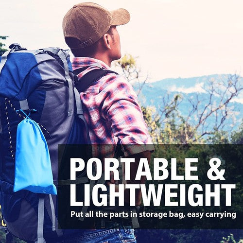 Survival Portable Water Purifier Filter Straw Gravity Water Filtration System 3L