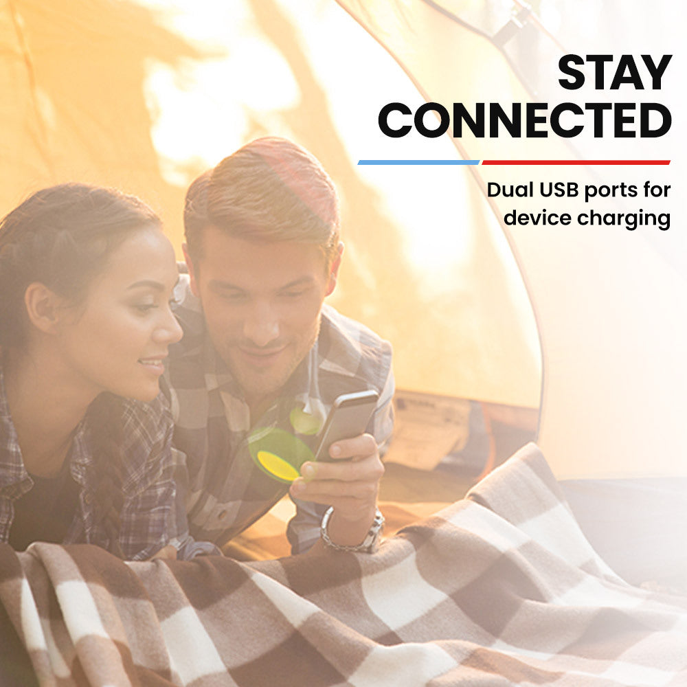 GENPOWER 100W Portable USB Folding Solar Panel