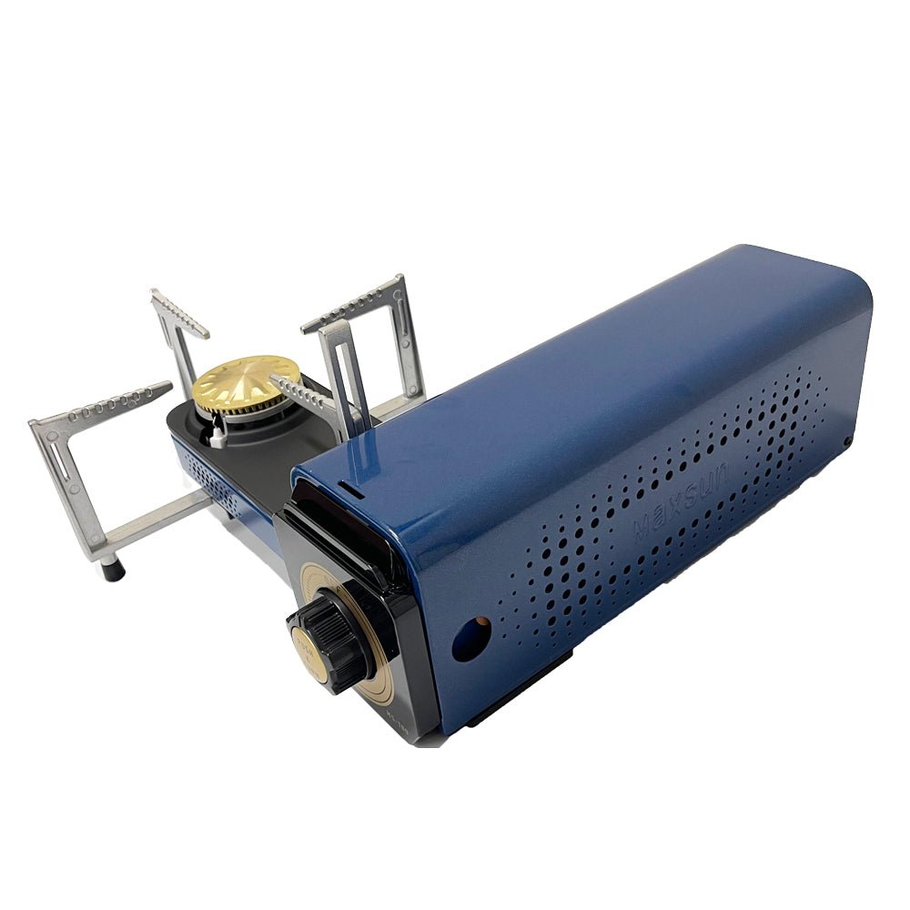 MAXSUN HI STOVE MS-100 Outdoor Camping Gas Stove Folding Burner & Windshield