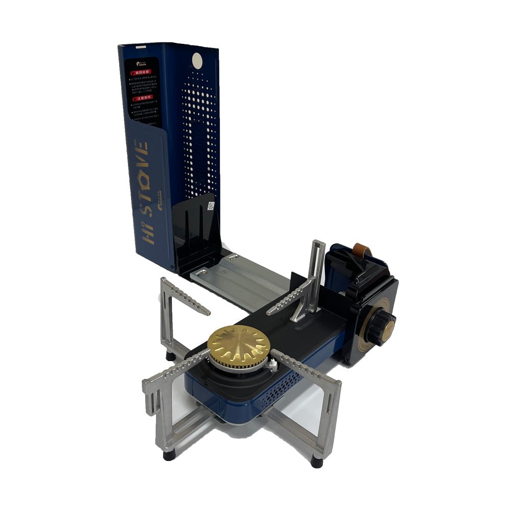 MAXSUN HI STOVE MS-100 Outdoor Camping Gas Stove Folding Burner & Windshield