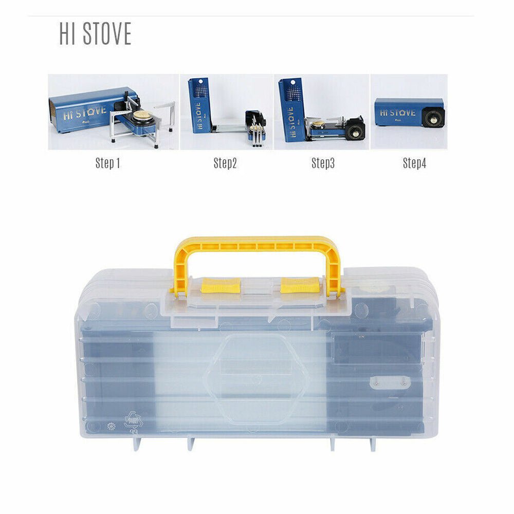 MAXSUN HI STOVE MS-100 Outdoor Camping Gas Stove Folding Burner & Windshield