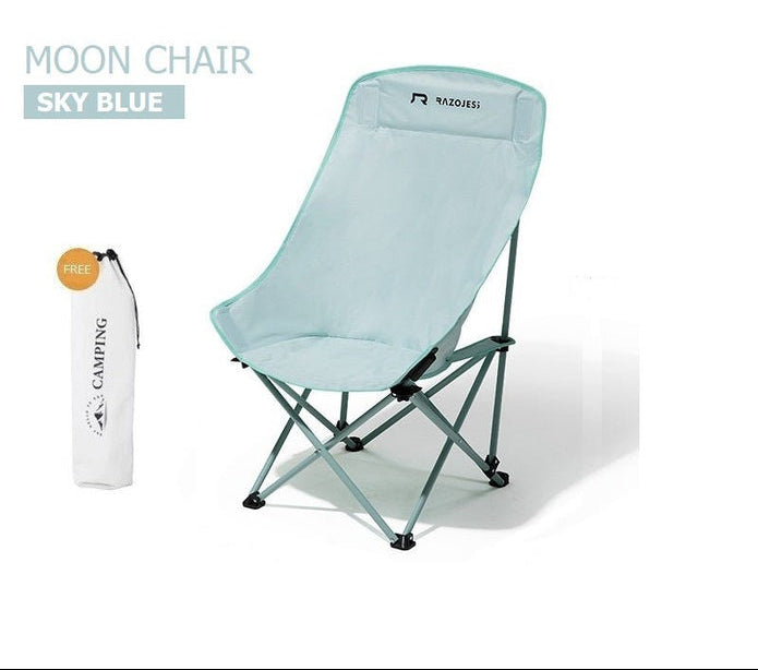 RAZOJESS Enlarged Moon Chair - Sky Blue