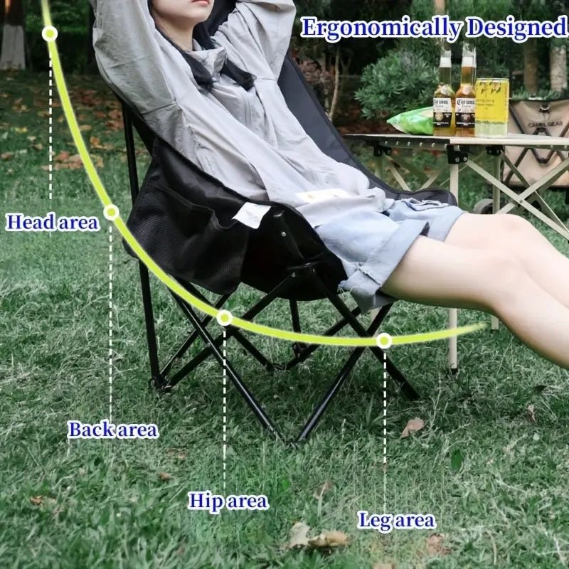 RAZOJESS Enlarged Moon Chair - Sky Blue